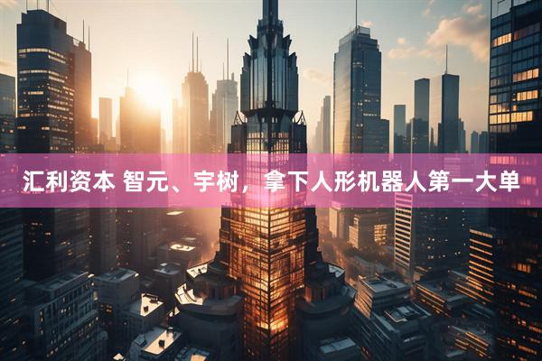 汇利资本 智元、宇树，拿下人形机器人第一大单