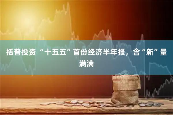 括普投资 “十五五”首份经济半年报，含“新”量满满